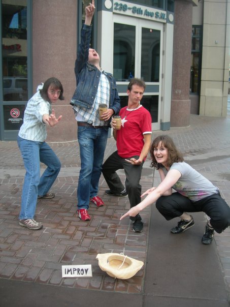 Busking groepje